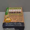 Activated Charcoal Odor Absorber for Strong Odors in Car, Closet, Shoe, Basement. 10 Activated Charcoal Bags Odor Absorbers for Home. Bamboo Charcoals Air Purifying Bag Charcoals Deodorizer Eliminator