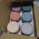 NETANY 6-pack 16 oz Overnight Oats Containers with Lids, Glass jars with Airtight Lids, Wide mouth Mason Salad jars, Glass Food Storage Containers for Snacks Yogurt Spice Sugar