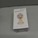 Rechargeable Clip On Small Fan with LED Light, 3 Modes, Outdoor Portable Small Fan That Can Be Clipped, Placed On the Desktop, and Held In Hand.