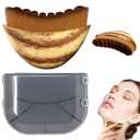 4 x Lymphatic Contour Face Brush, Lymphatic Drainage Massager for Chin & Neck, Sculpting & Lifting Facial Massage Tool, Reduces Puffiness & Restores Definition