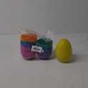 6 Inch Jumbo Filable Easter Eggs (6 Pack) Six Colorful Bright Plastic Easter Eggs, Stands Upright, Perfect for Easter Egg Hunt, Surprise Egg, Easter Hunt, Assorted Colors, 6" Giant Filable Eggs 6 Pack