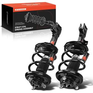 A-Premium Front Complete Strut Assemblies with Coil Springs, Set of 2