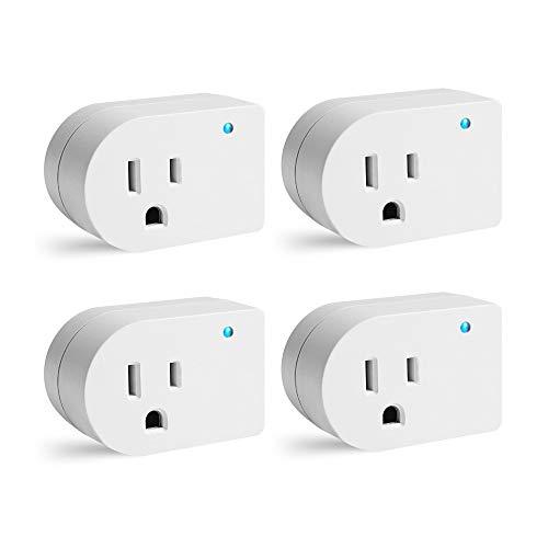 Single Surge Protector Plug, Grounded Outlet Wall Tap Adapter with Indicator Light, 1 Outlet,245J/125V, ETL, White, 3Pack