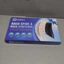 MINOLL Back Stretcher for Lower Back Pain Relief, Multiple Level Adjustable Arch Lumbar Back Cracker Board, Back Cracking Device, Back Massager for Scoliosis, Spine Decompression Support (Dark Blue)