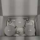 Lightinginside E12 Smart Light Bulbs 50W Equiv., G16.5 RGBCW Candelabra Chandelier Ceiling Fan Smart Bulb Works with Alexa/Google Home/Smart Life, 5W 550LM, 2.4G WiFi Bluetooth Bulb, ETL Listed, 6PCS