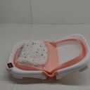 Collapsible Baby Bathtub,Baby Bath Tub with Soft Cushion & Thermometer,Baby Bathtub Newborn to Toddler 0-36 Months,Portable Travel Baby Tub (Pink)