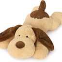 MorisMos 32inch 5Lbs Weighted Dog Stuffed Animals, Giant Large Weighted Stuffed Dog Plush Puppy Pillow for Adults Kids, 32inch