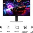 SAMSUNG 27-inch Odyssey QD-OLED G8 (G81SF), 4K, 240Hz, Gaming Monitor, 0.03ms Response Time, DisplayHDR True Black 400, AMD FreeSync Premium Pro, Ergonomic Stand, LS27FG810SNXZA, 2025