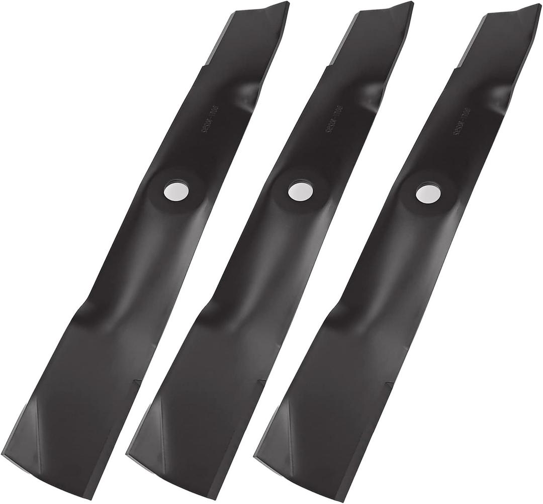 M143520 UC22010 Mower Blades for John Deere 54" Deck LX280 Z425 Z45 X524 1025R X340 X360 X500 Z375R Z515E Z530M Z445 Z525E Z345R GX255 GX335 54 Inch Zero Turn Mower Tractor 3 Pack/Medium Lift