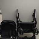 Lortsybab 2-in-1 Baby Stroller - Folding Infant Newborn Pram Stroller with Reversible Seat - Toddler Strollers for 0-36 Months Old Babies (Black)