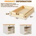 Pullout Cabinet Organizer, 11''W21''D3''H Slide Out Shelves for Kitchen Cabinets, Pull out Drawers for Kitchen Cabinets, Pantry, Bathroom, & Storage Organization