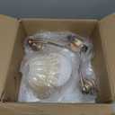 XIEDUN Vintage Vanity Light Brushed Brass 2 Light Vanity Lights for Bathroom Vanity Light Fixtures