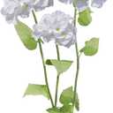 3Pcs Hydrangea Artificial Flower Decorations, Giant Flowers Wedding Decorations for Reception for Baby Shower Birthday Christmas Party Banquet Backdrop Shop Window Display Props (White)