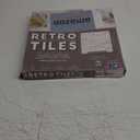 Retro Self Adhesive 12-Inch Vinyl Floor Tiles, 20 Tiles - 12" x 12", Linen Waves Pattern - Peel & Stick, DIY Flooring for Kitchen, Dining Room, Bedrooms & Bathrooms by Achim Home Decor, Natural