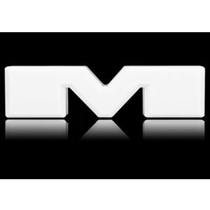 3 Piece Grill Emblem Letter Light Compatible with 2019-2024 RAM 1500 Grill Letter Light Aftermarket Set (White for 19-24)