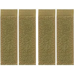 Molle Patch Panel Straps, Molle Straps Attaching Tactical Patch, Molle Hook and Loop Panel Straps 3″×1″for 3-inch High Patch(4 Pack)