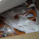 Wood Coat Rack, Heavy Duty Coat Rack Freestanding with 11 Smooth Hooks, Vintage Coat Tree, Clothes Hanger Stand with Stable Disc Base for Entryway, Bedroom (Light Brown)