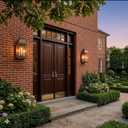 21" Large Classic Outdoor Wall Light Fixture,Exterior Sconce Lantern