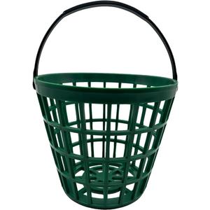 Golf Balls Basket Ball Bucket Golf Balls Container Case with Handle,Balls Holder, Can Holds 25 Balls,Green Color