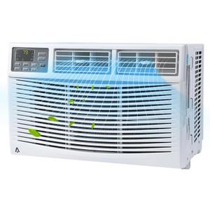 8000btu Window Air Conditioner Fast Cooling 350 Sq.ft., Indoor Ac Unit With Remote Control, Wi-Fi Enabled, 115V Mini Air Conditioner For Bedroom With 3 Cooling Modes, Fans Speed, Drying