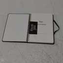 Taja Lined Spiral Journal Notebook for Women & Men, 140 Pages, College Ruled Hardcover Notebook for Work & Note Taking, Journals for Writing, A5(6"x8") - Black