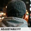 InnoBeta Anime Gifts Cap for Men, Adjustable Vintage Washed Cotton Embroidered Hat, Birthday Kawaii Gift for Anime Lovers (Gray)