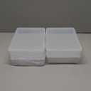 novelinks Transparent 4" x 6" Photo Organizers and Photo Storage Box with Handle, 16 Inner Photo Cases, Portable Picture Organizers & Photo Storage Containers (Clear)