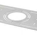 Kichler Direct-to-Ceiling Rough-in Plate 1.8-3-4-6in, Steel (7.5" W x 26" L)