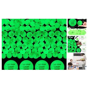 24 Pcs Christian Glow in the Dark Bouncy Balls Easter Jesus Bible Verse Rubber High Bouncing Balls Christian Party Favor Religious Classroom Gifts (Bible, Green)