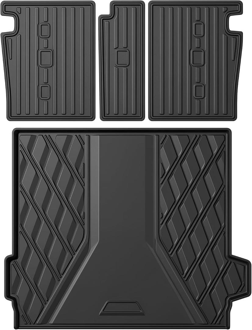 AOMSAZTO Cargo Mat & Backrest Mat Fit for BMW X5 2019-2026 ONLY 5 Seats