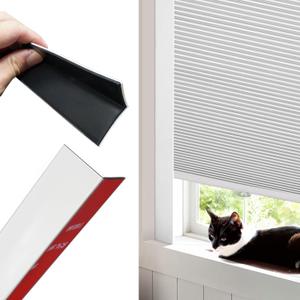 100% Flexible Blackout Light Blocking Strips for Blinds & Shades 60" (60" 2 pcs)