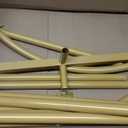 6 ft Arch Backdrop Stand, Wedding Arch Frame, Stable Metal Background Stand with Square Base Ground Nails, for Birthday Party Baby Shower Garland Decoration, Gold