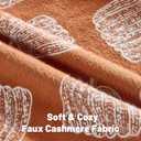 FUTEI Fall Pumpkins Throw Pillow Covers 12x20 Inch Set of 2,Soft Faux Cashmere Lumbar Pillow Cases for Autumn Thanksgiving Holiday Home Decorations (Burnt Orangewhite Pumpkins)