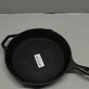 Lodge Seasoned Cast Iron Skillet - PFAS-Free, Non-Toxic Cookware - Use with an Oven, Stove, Grill, or Campfire - Naturally Non-Stick & Oven Safe - 10.25 Inches