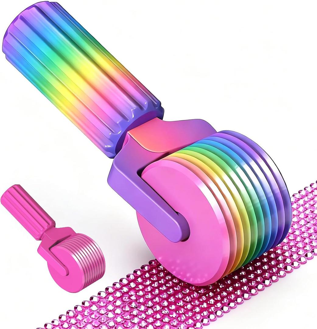 2 Pack Diamond Painting Roller Tool, Detachable Diamond Art Roller for Straightening & Pressing Drills, for Square/Round Drill Canvas Kits, Essential Craft Tool for Rhinestone Embroidery