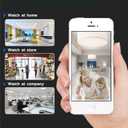 New Black Spy Focus Camera Magnetic Security Camera Hidden Spy Camera for Home/Office Security with Motion Detection Night Vision Easier to Connect Devices 3pc