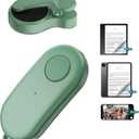 Remote Control Page Turner for Kindle Paperwhite Oasis Kobo eReaders, Kindle Clicker Page Turner Accessories for iPhone, iPad, Android Tablets Reading Novels, Camera Video Record&Shutter Selfie (Green)