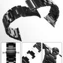 V.R.HOPE Resin Watch Band Compatible with Apple Watch Band for Women 38mm 40mm 41mm 42mm Tortoise Fashion Lightweight Bracelet Strap for iWatch Series 11/10/9/8/7/6/5/4/3/2/1/SE3(Black)