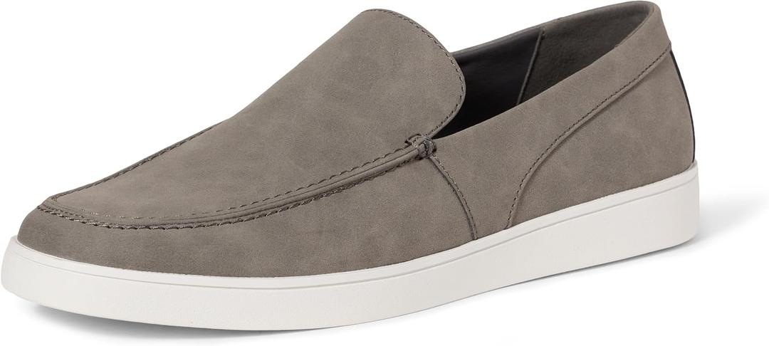 Amazon Essentials Men's Casual Slip-on Loafer Sneakers (Gray, 9)