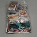 120 PCS Party Favors for Pixel Theme Birthday Party Supplies, Goodie Bag Stuffers Favors includes 50 Stickers, 12 Gift Bags,12 Wristbands,12 Keychains,10 Sword Foil Balloons,12 masks,12 Mini Notepads.