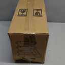 KOMUEE Glass Meal Prep Containers 3 Compartments, 5 Pack 36 oz, Glass Food Storage Containers with Lids, Airtight Lunch Bento Box, Portion Control, Freezer and Microwave Safe, White