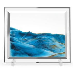 Coitak Moving Sand Art Picture, Dynamic Sand Picture, Desktop Sand Art for Home Decor and Office (12x10inch)