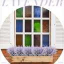 XunYee 80 Bundles Artificial Lavender Flowers UV Resistant Faux Plastic Flowers Faux Lavender Plants for Outdoor Garden Patio Window Box Office Table Centerpiece Indoor Decoration (Purple)