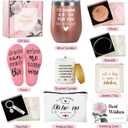 Friendship Gifts for Women Friends - 8 Pieces Best Friend Gift, Birthday Gift Ideas, Unique Birthday Gifts for Best Sister Bestie Soul Sister