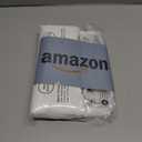 UFRIDAY White Fabric Long Shower Curtain Liner 72 x 75 inches with 12 Hooks, Washable Fabric Shower Curtain for Bathroom Water Resistant Shower Liner Hotel Quality Bathroom Curtains