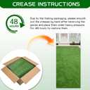 Artificial Grass Indoor Outdoor Turf Rug,5Ft x 8Ft Soft and Durable High Density Realistic Fake Grass Carpe,Pet-Friendly, Perfect for Patio,Lawn,Balcony,Weddings Photoshoot Backdrop