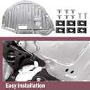 74112-TLA-A01 Engine Splash Guard Shield Under Fit for Honda CRV EX EXL 2017 2018 2019 2020 2021 2022 Engine Shield Cover Aluminum Engine Case Guard Replace 74112TLAA01