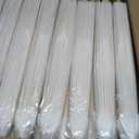 Aodaer 50 Pack 33 Inches Paper Umbrellas for Wedding Chinese Japanese Parasol Paper Decorative Oiled Umbrella DIY Painting Crafts for Bridal Party Decor Photography Props, White