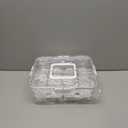 Snackle Box Container with Ice Pack,8 Compartments Portable Serving Tray Snack Box with Ice Tray and Lid,Snack Box Keep Food Cold & Fresh Ice Chilled Platter (1 pcs 8 compartments with ice cube tray)