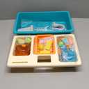 CUTE STONE Play Kitchen Sink Toys with Upgraded Real Faucet, Play Cooking Stove, Cookware Pot and Pan,Play Food, Color Changing Dishes Accessories for Boys Girls Toddlers (Green)